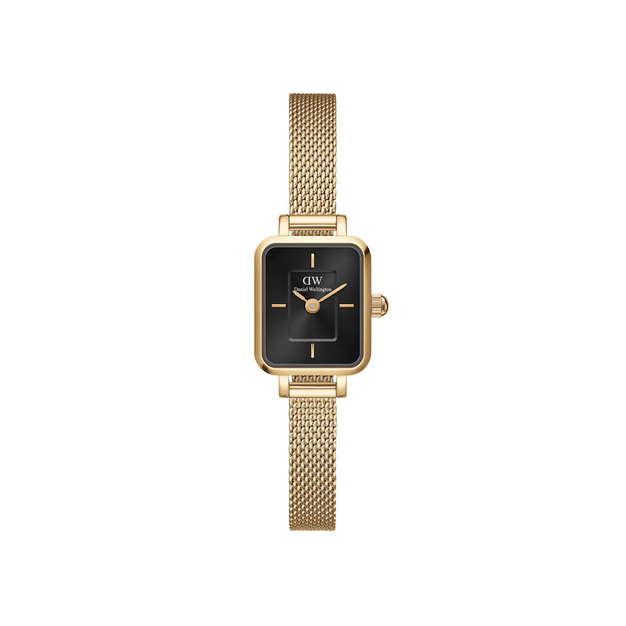 Daniel Wellington DW Klocka Quadro Mini Evergold Gold Onyx 15.4x18.2mm