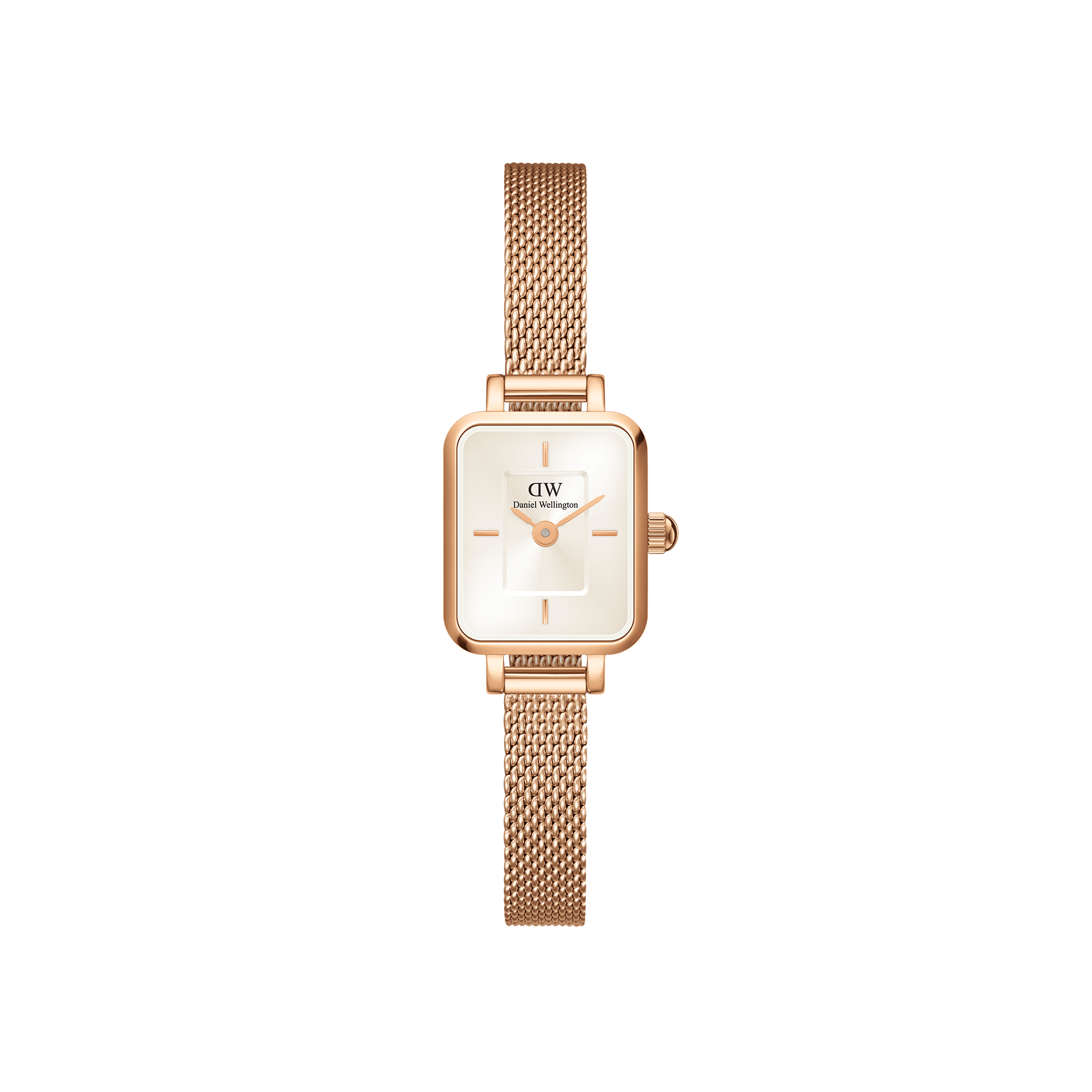 Daniel Wellington DW Klocka Quadro Mini Melrose Rose Gold Champagne 15.4x18.2mm