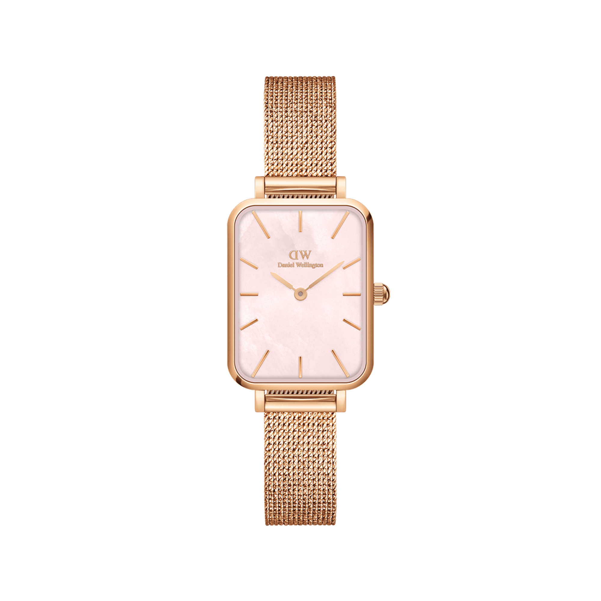 Daniel Wellington DW Klocka Quadro Pressed Melrose 20x26mm Rose Gold