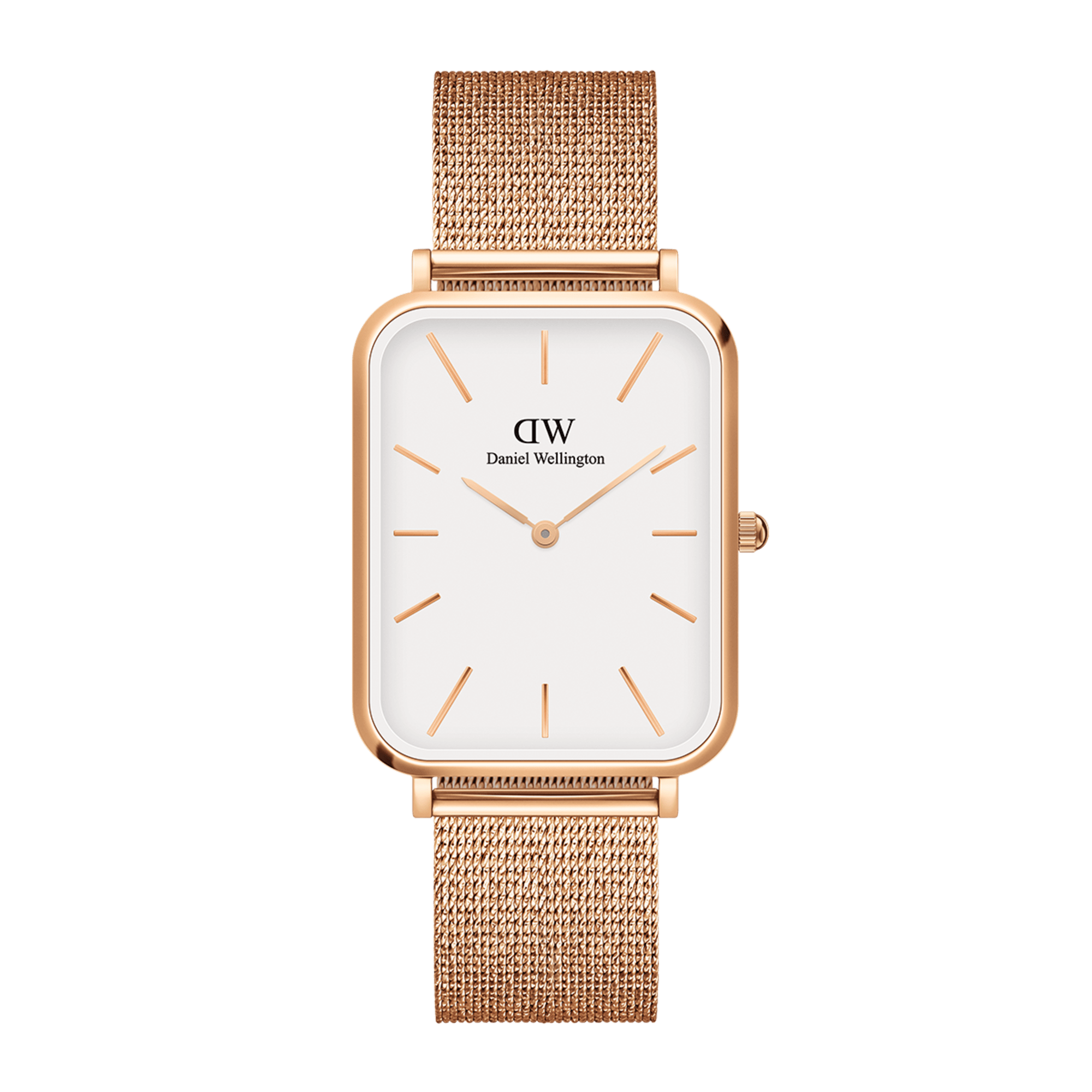 Daniel Wellington DW Klocka Quadro Pressed Melrose W 29x36.5mm Rose Gold