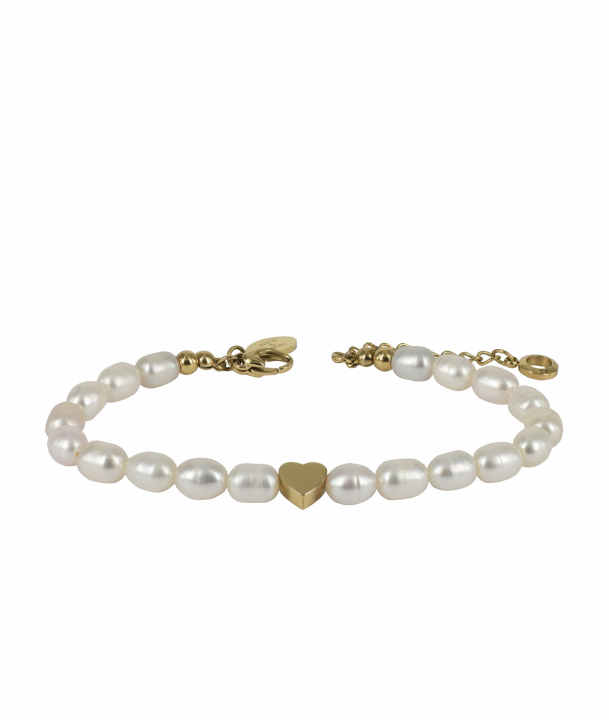 ELISE Pearl Armband Vit/Guld