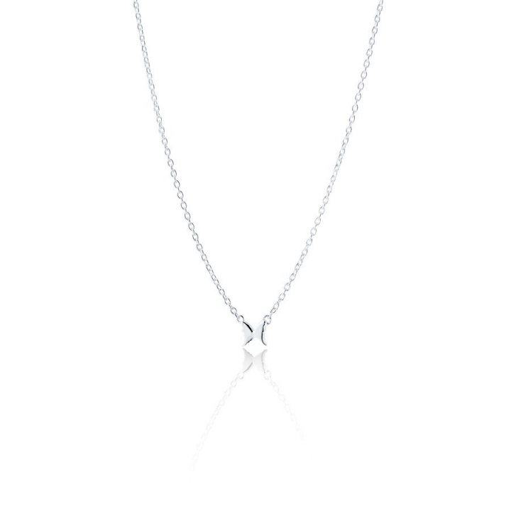 Petite papillion Halsband Silver