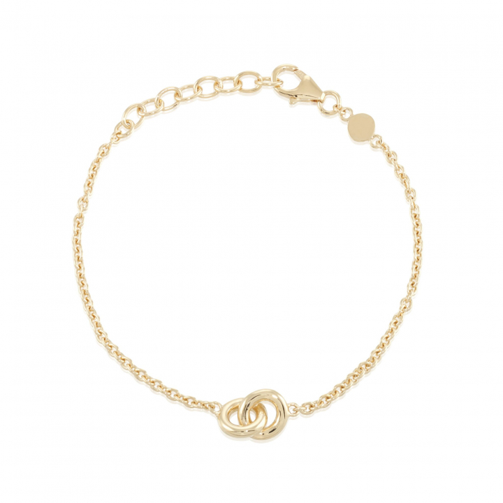 The knot mini Armband Guld