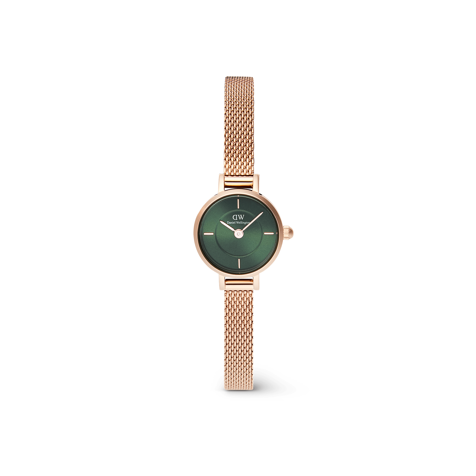 Daniel Wellington DW Klocka Petite Mini Emerald Melrose 19mm Rose Gold