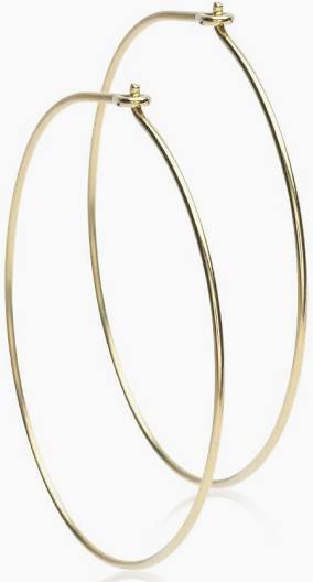 GT Ear Ring 35 mm Guld