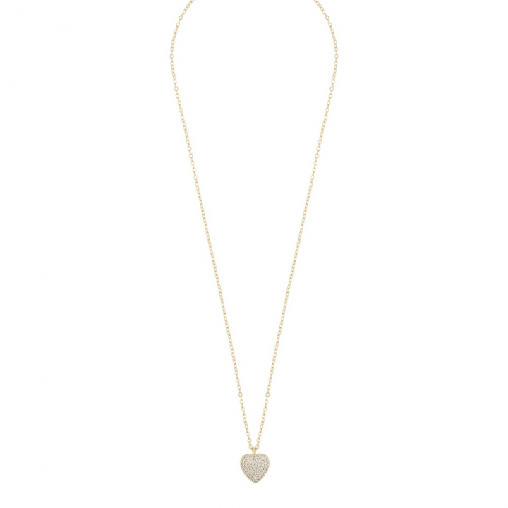 Sanne heart halsband guld