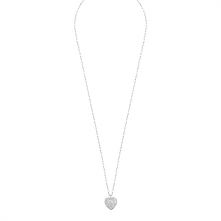 Sanne heart halsband silver