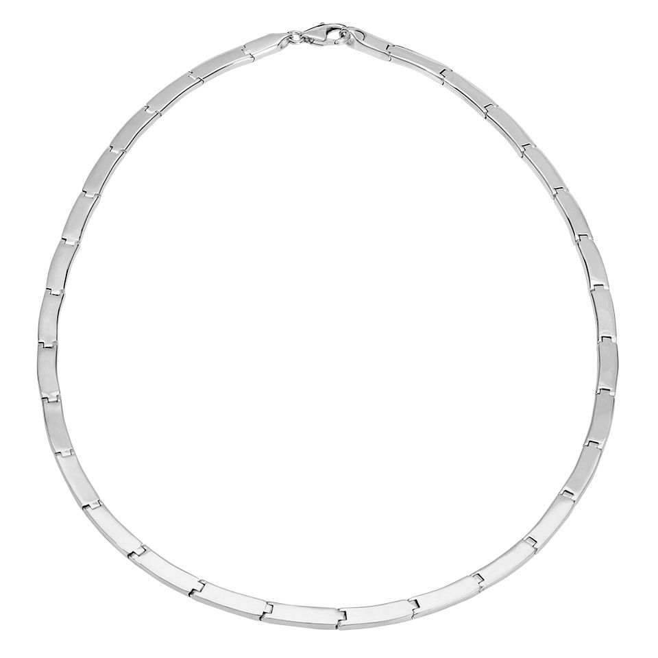 Stelt halsband i äkta silver