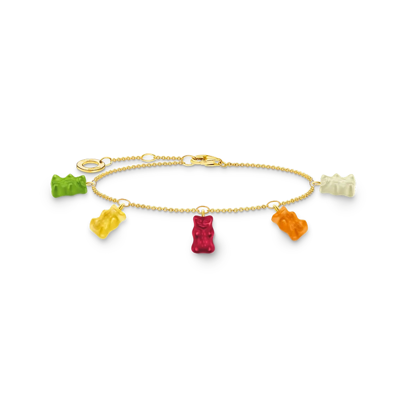 Thomas Sabo - HARIBO Armband Mixade Gummibjörnar Guld