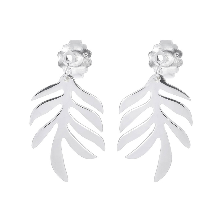 Autumn Leaf Studs Örhänge Silver