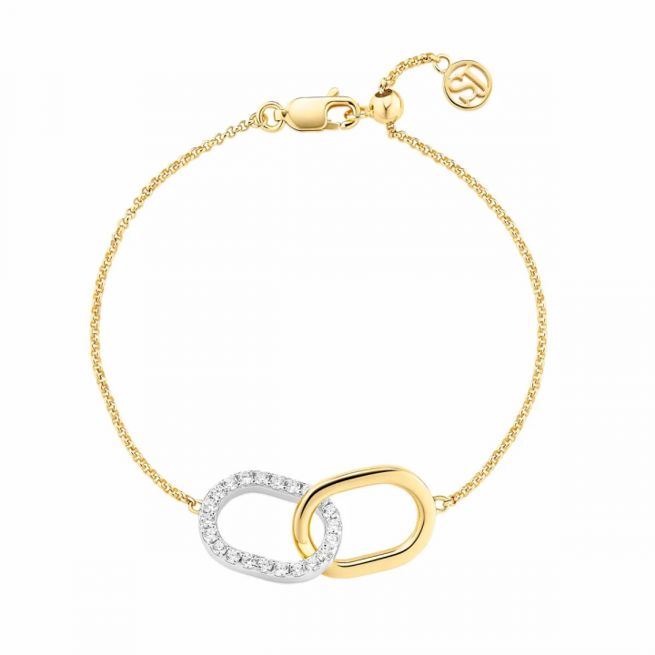 CAPIZZI DUE PICCOLO ARMBAND GULD/SILVER