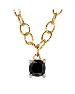 RAMINA SG BLACK Halsband Guld