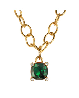 RAMINA SG EMERALD GREEN Halsband Guld