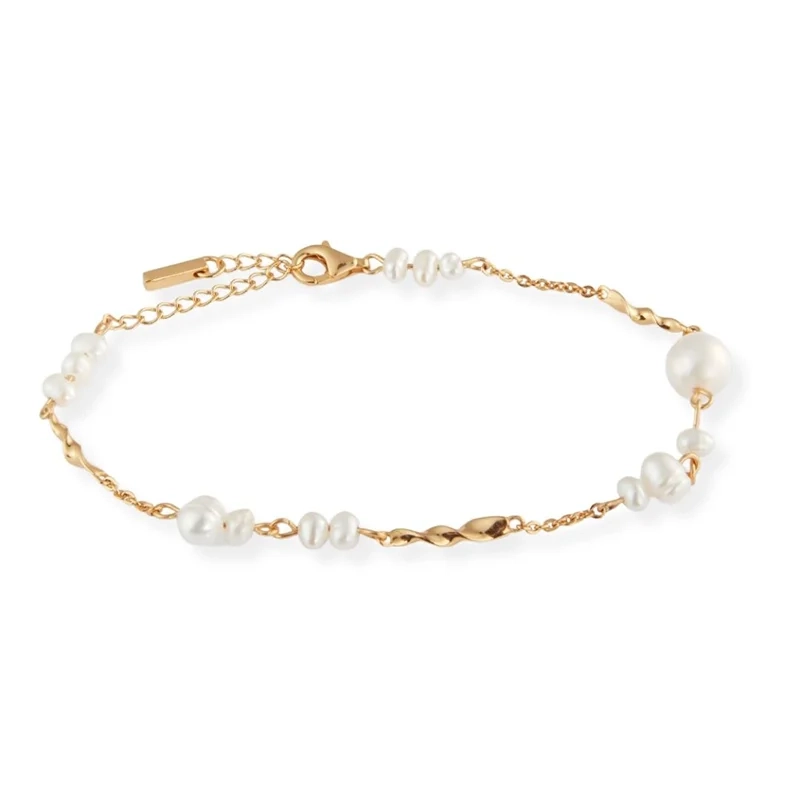 Sparv - Cream Armband Guld