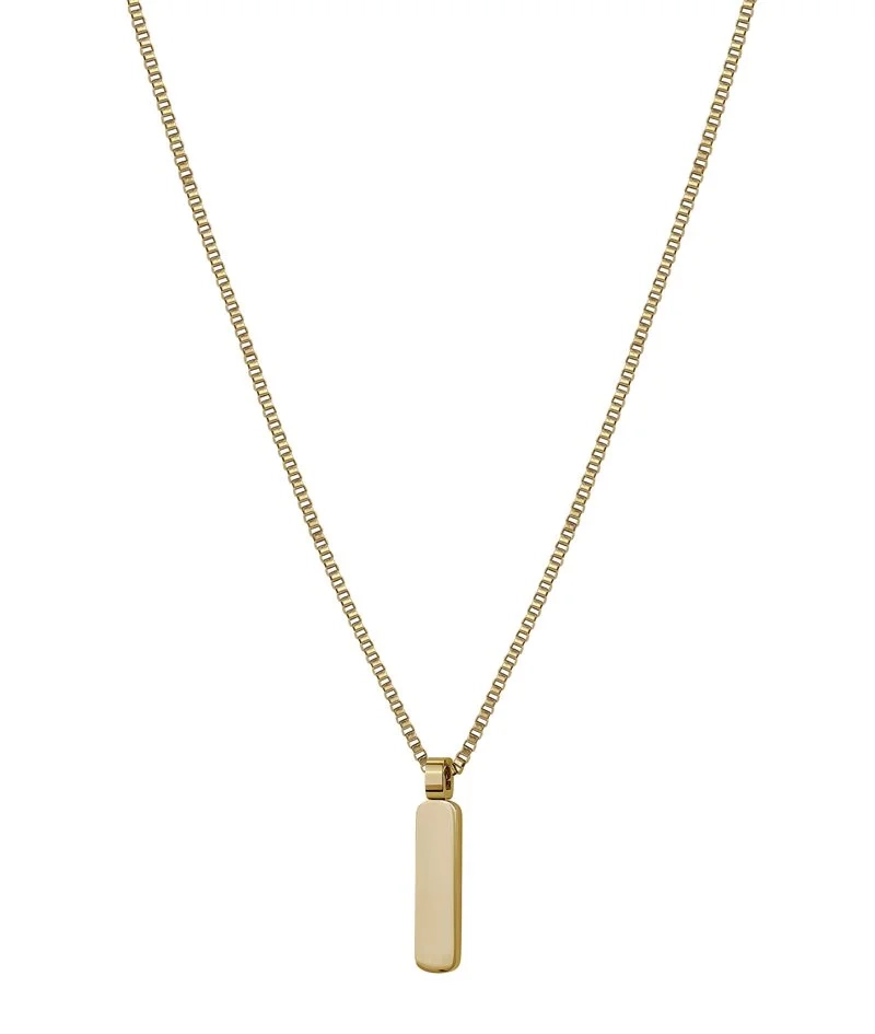 AROCK - BOONE Plate Halsband Guld