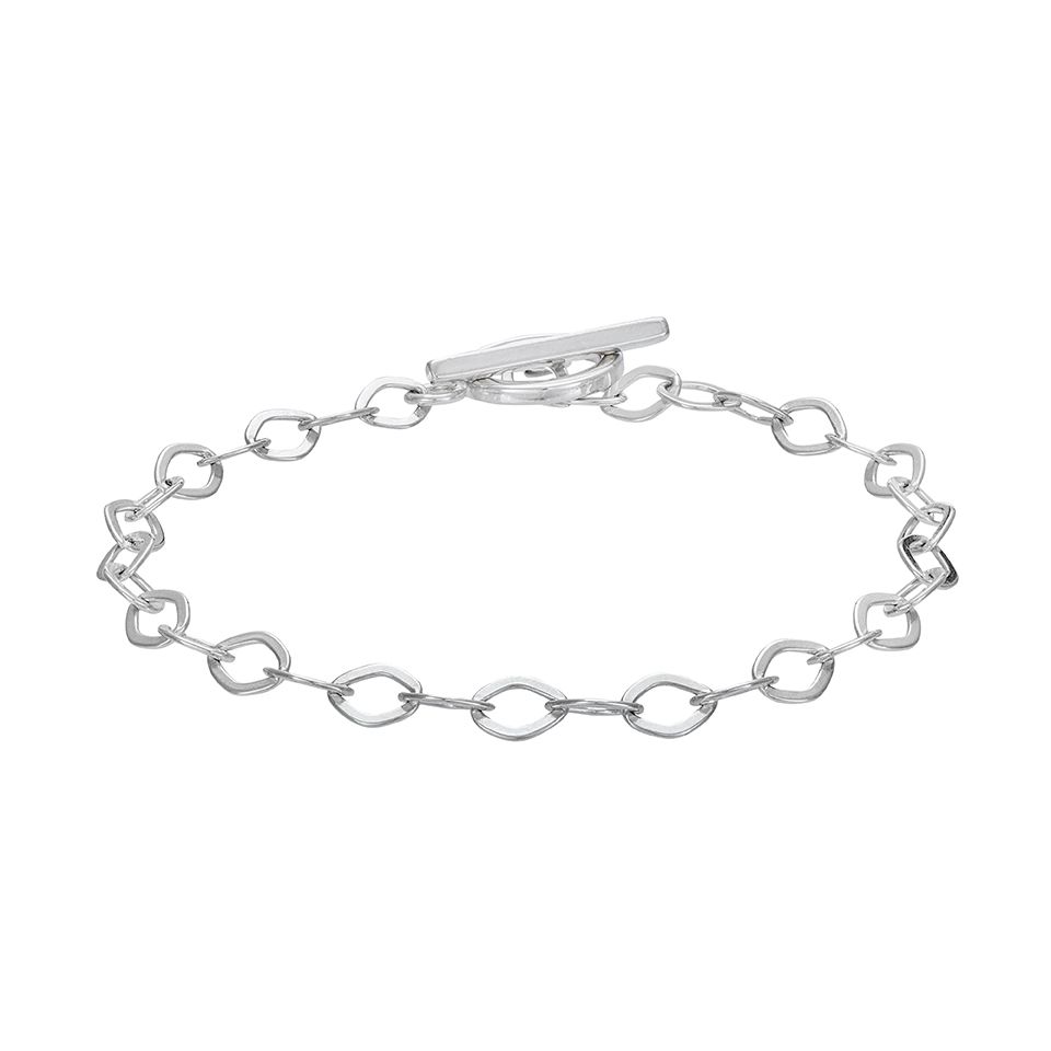 Armband i äkta silver med T-bar