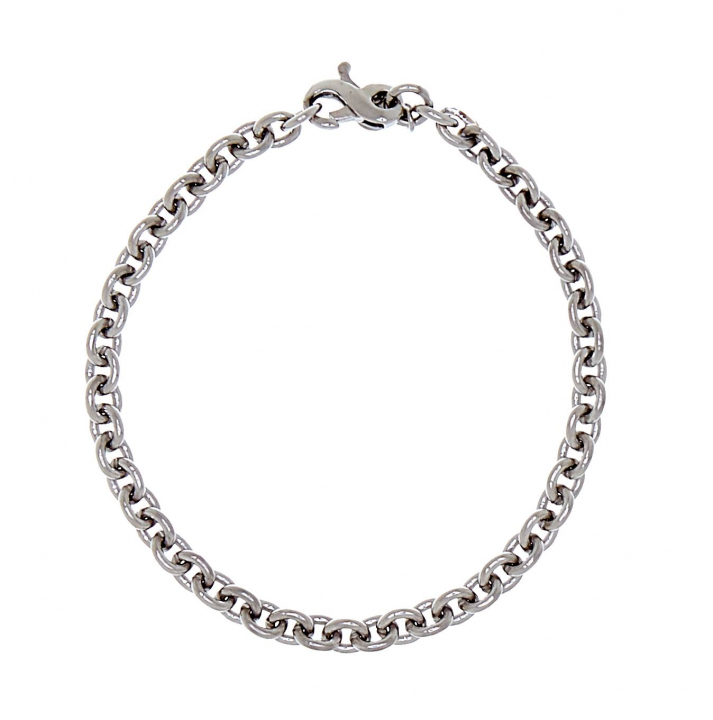 Bear chain brace armband Silver 21 cm