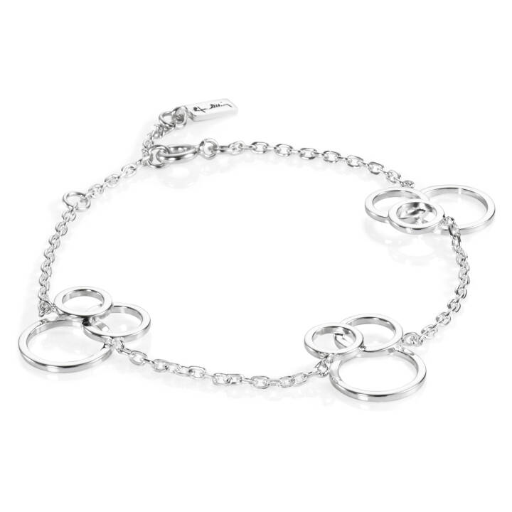 Bubbles Armband Silver 16-19 cm