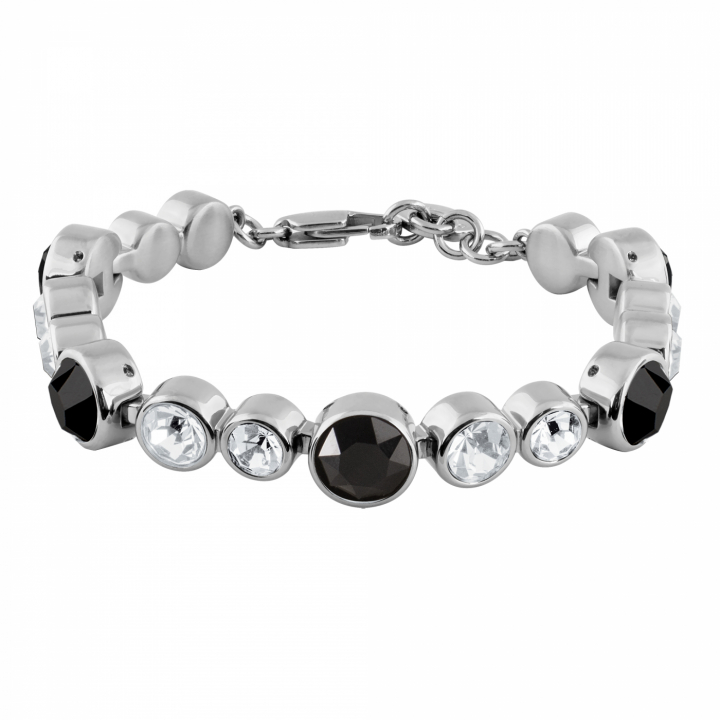 CALICE Silver BLACK / CRYSTAL Armband