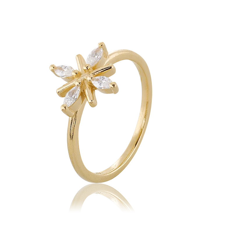 Carolina Gynning - Snowflake Ring Guld