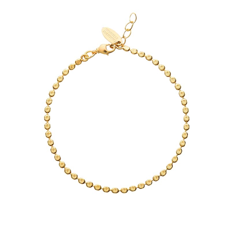 Caroline Svedbom - Diamond Ankle Chain Gold