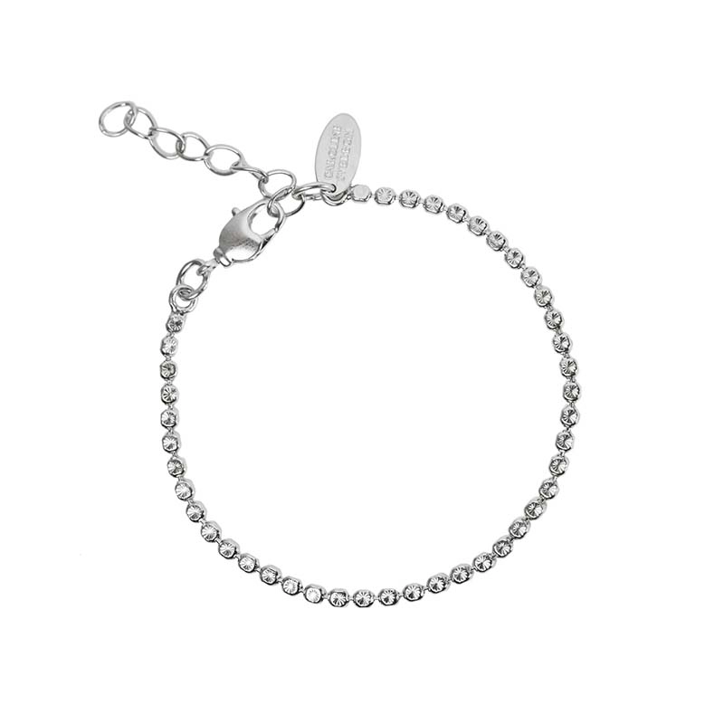 Caroline Svedbom - Diamond Ankle Chain Rhodium