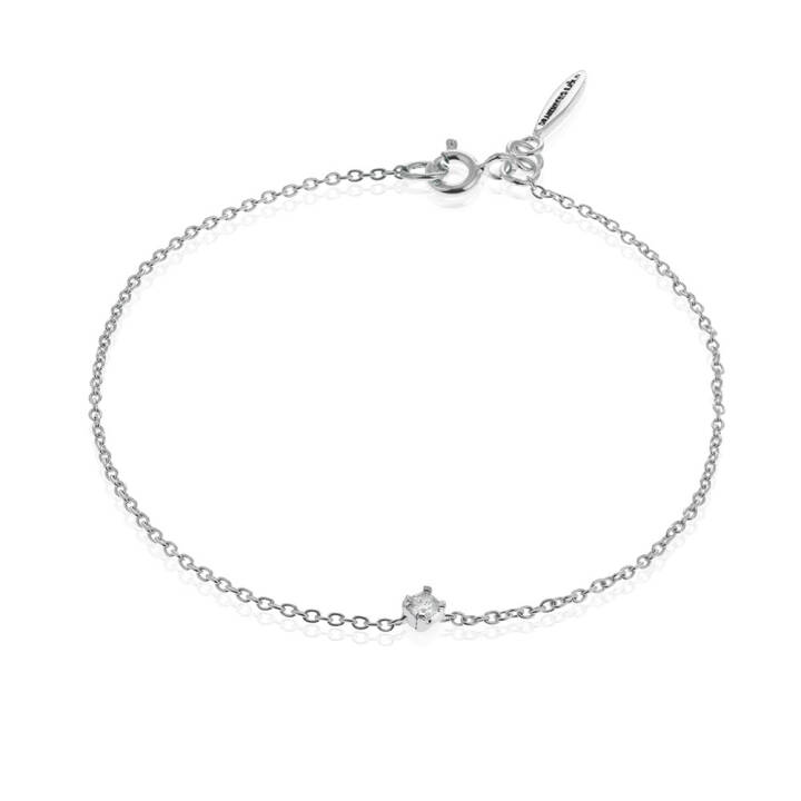 Diamond Sky drop armband silver