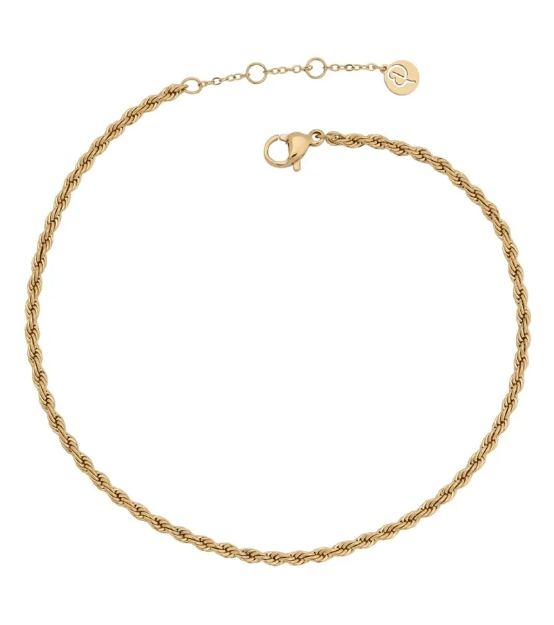 Edblad - Rope Anklet Gold