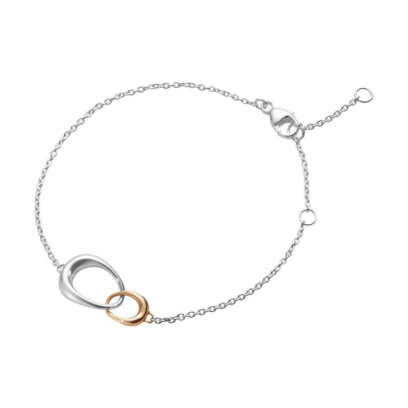 Georg Jensen - Offspring Armband Silver/Roséguld