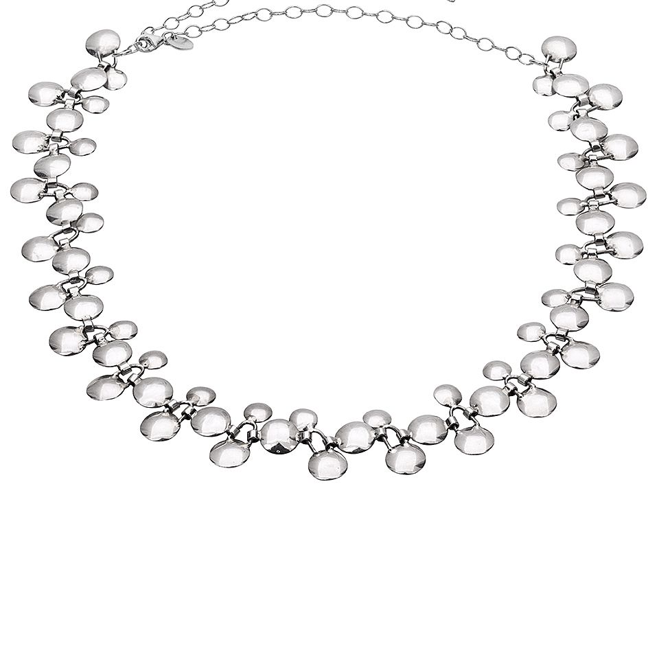 Halsband i äkta silver- Bubble Grape