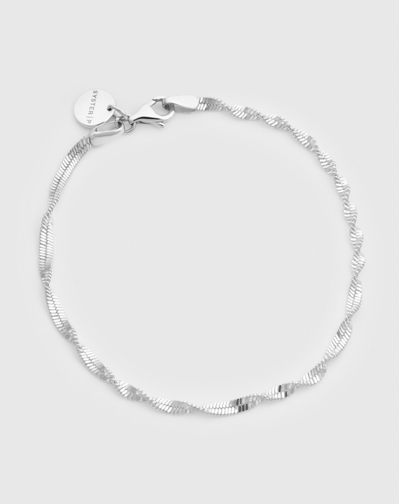 Herringbone Twisted Armband Silver ML