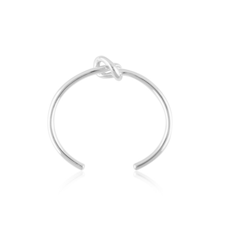 Knot Cuff Armband (silver)