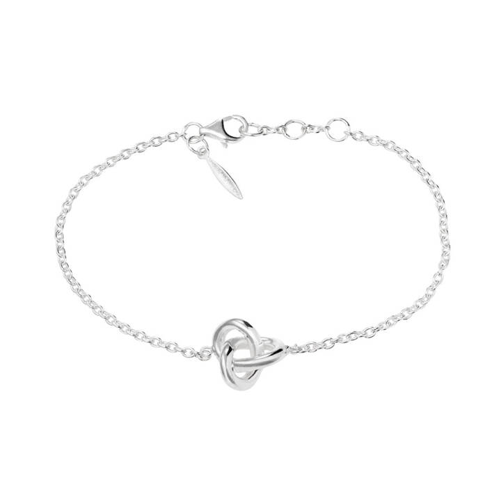 Le knot armband silver