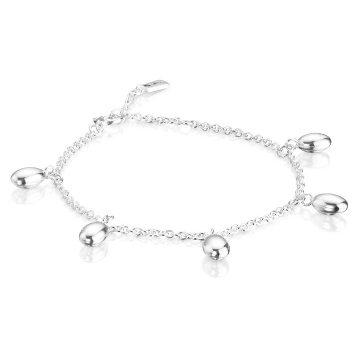 Love Beads Plain Armband Silver