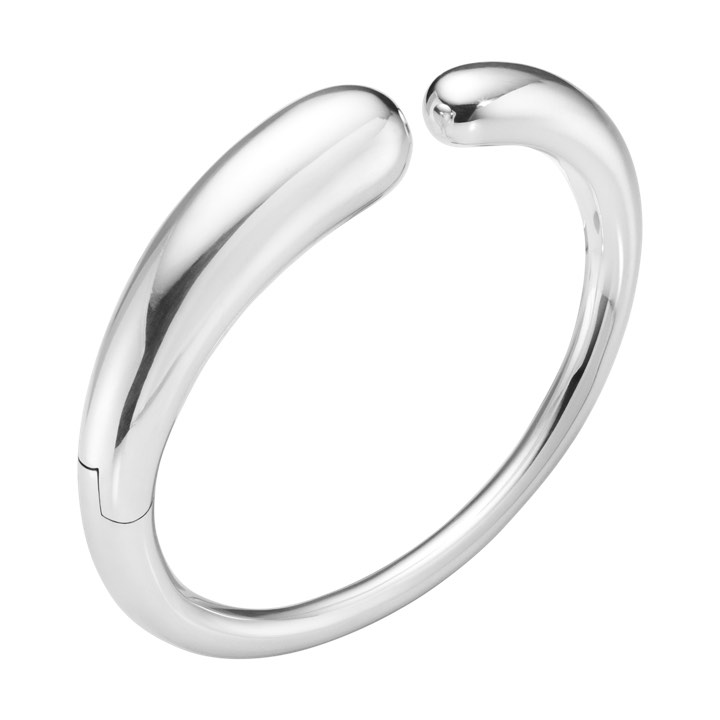 MERCY HINGED BANGLE Armband Silver