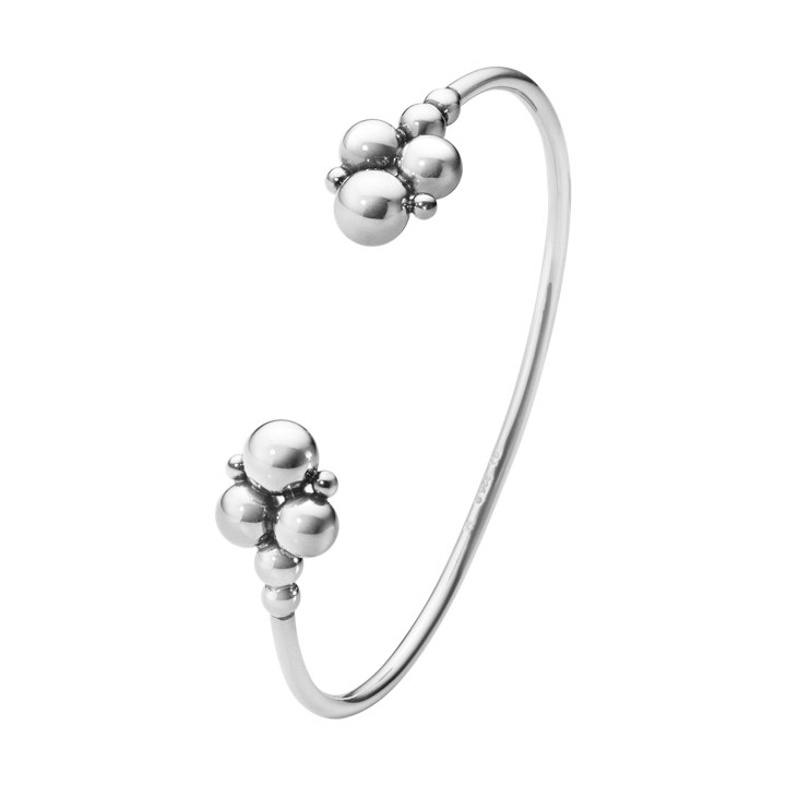 MOONLIGHT GRAPES OPEN BANGLE Armband Silver