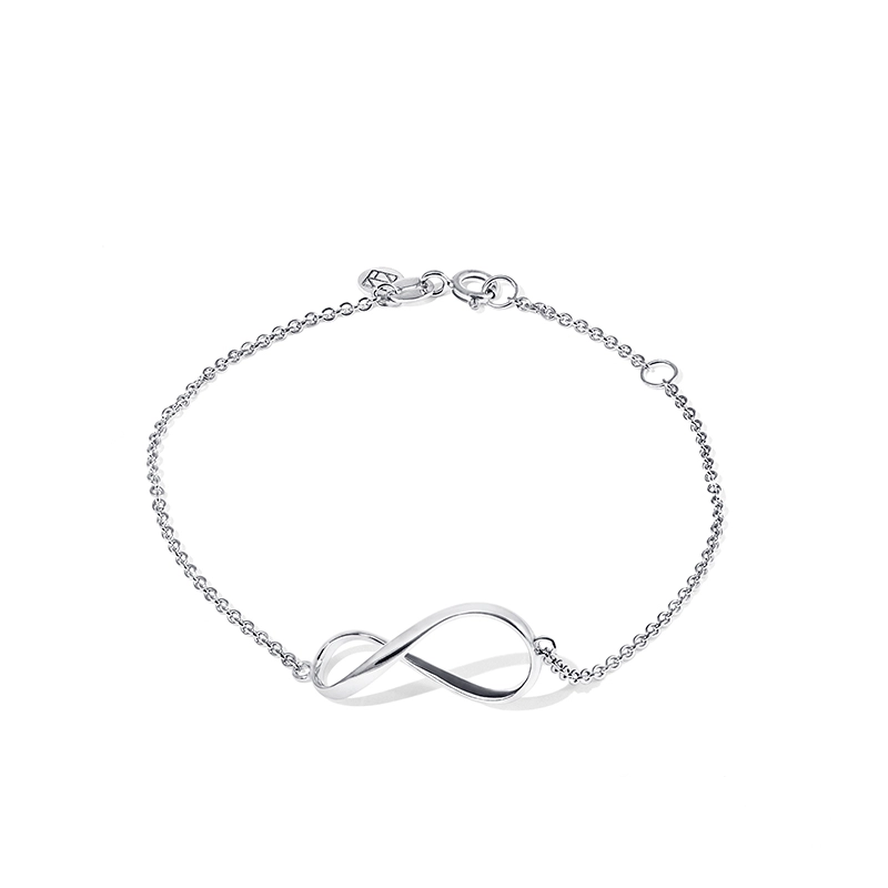 Nordic Spectra - Eternal Flow Single Armband Silver