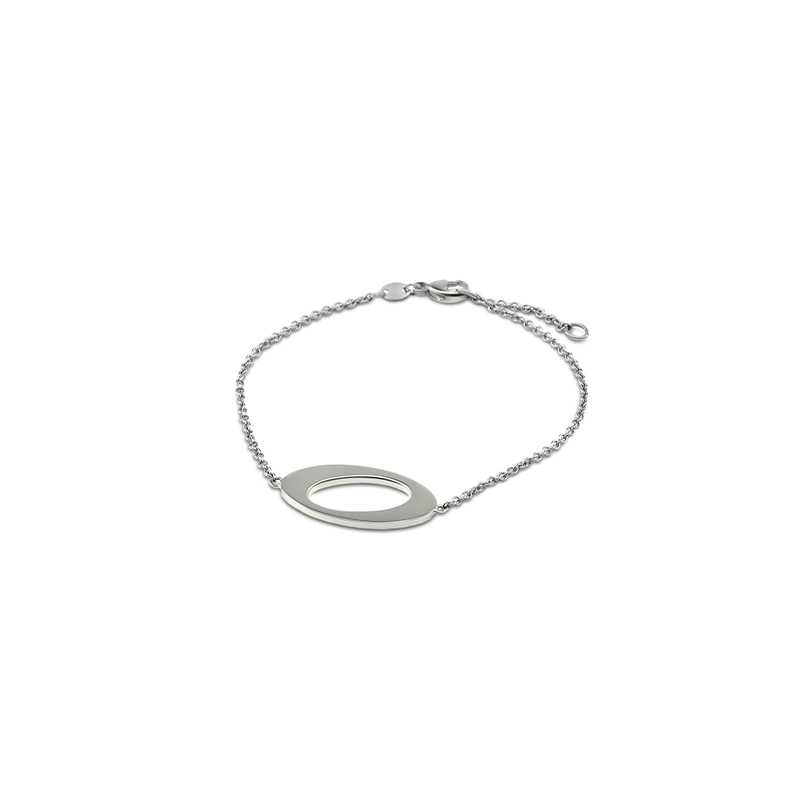 Nordic Spectra - Oval & Out Armband Silver