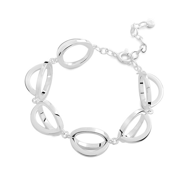 Orbit Grand Armband silver