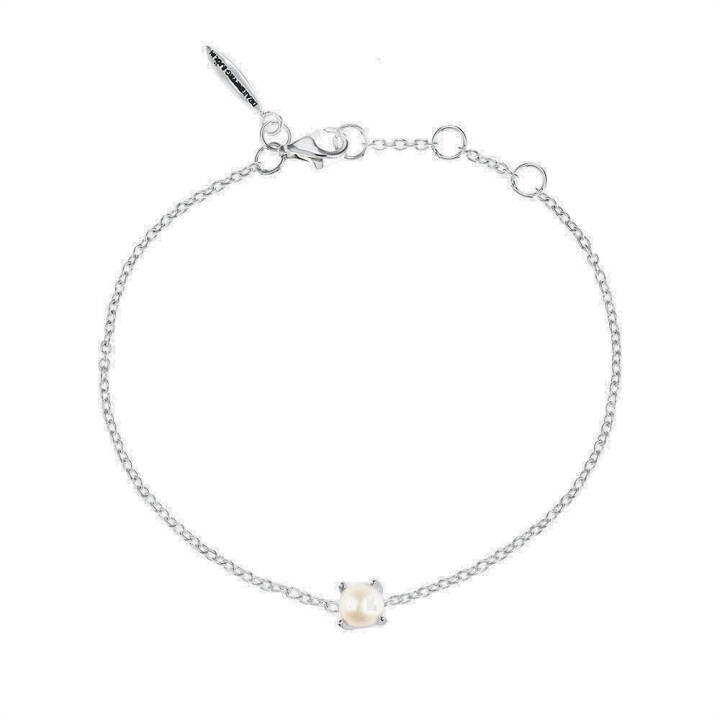 Petite Pearl armband silver