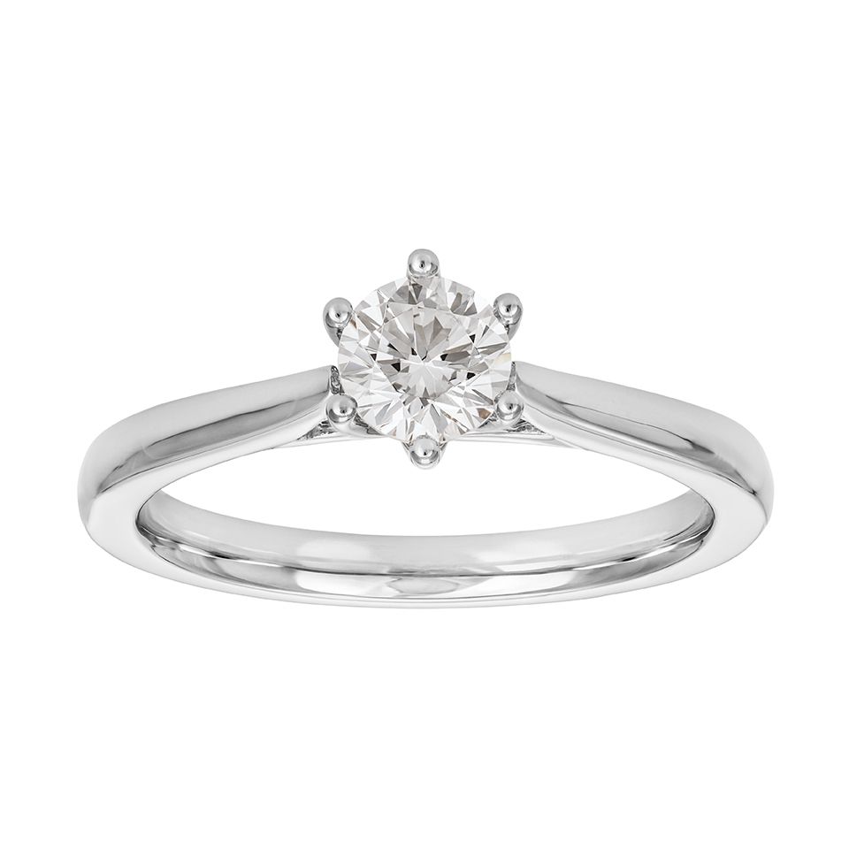 Ring med labbodlad diamant, 15.5