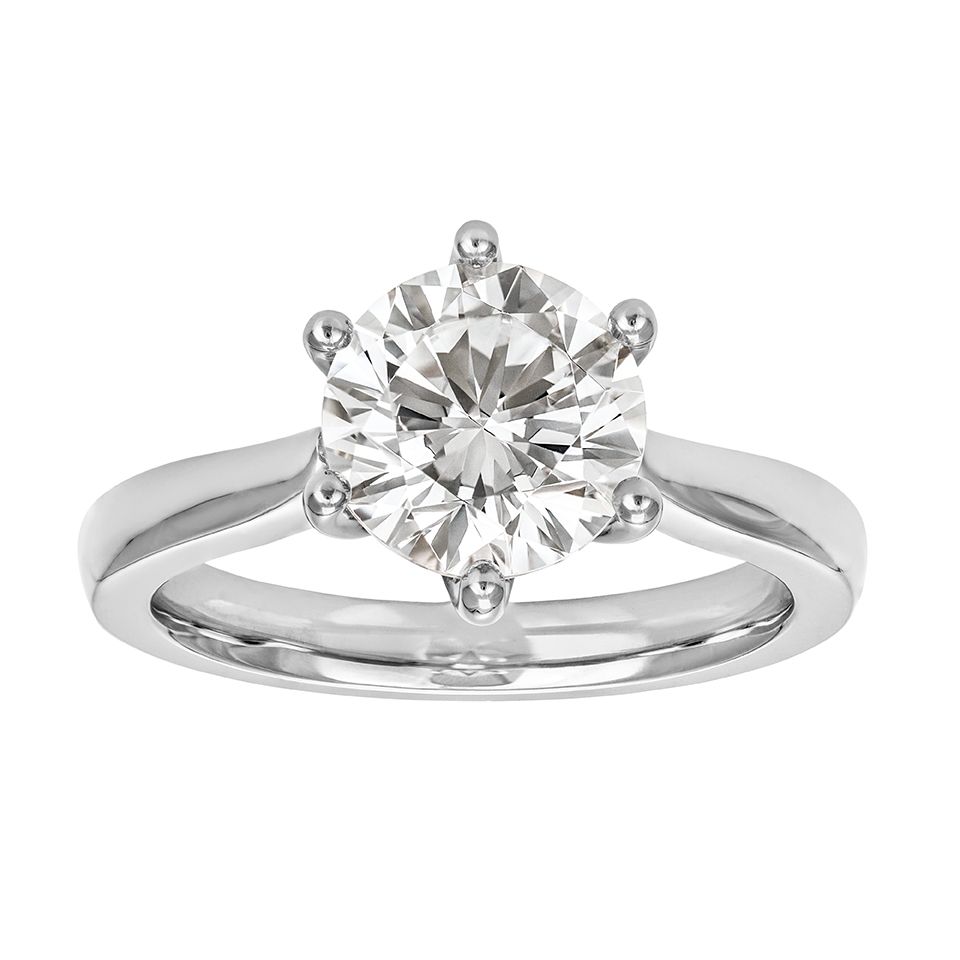 Ring med labbodlad diamant, 18.0