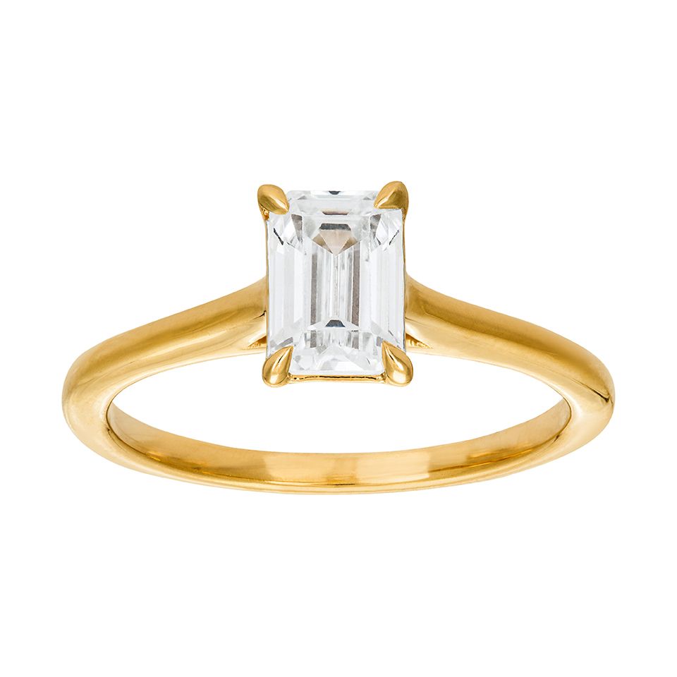 Ring med labbodlad diamant, 19.0