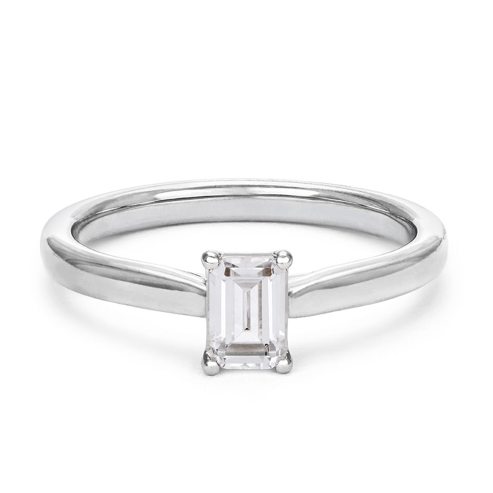 Ring med labbodlad diamant Stella, 16.0