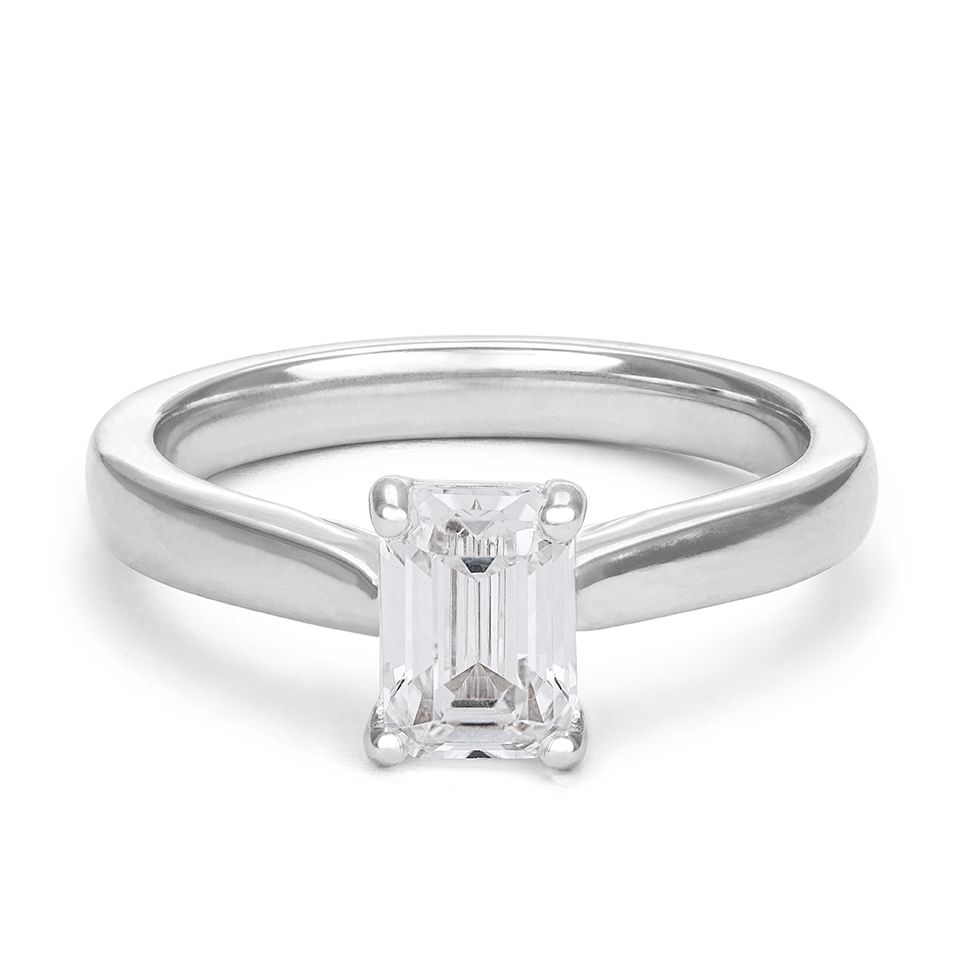 Ring med labbodlad diamant Stella, 18.0