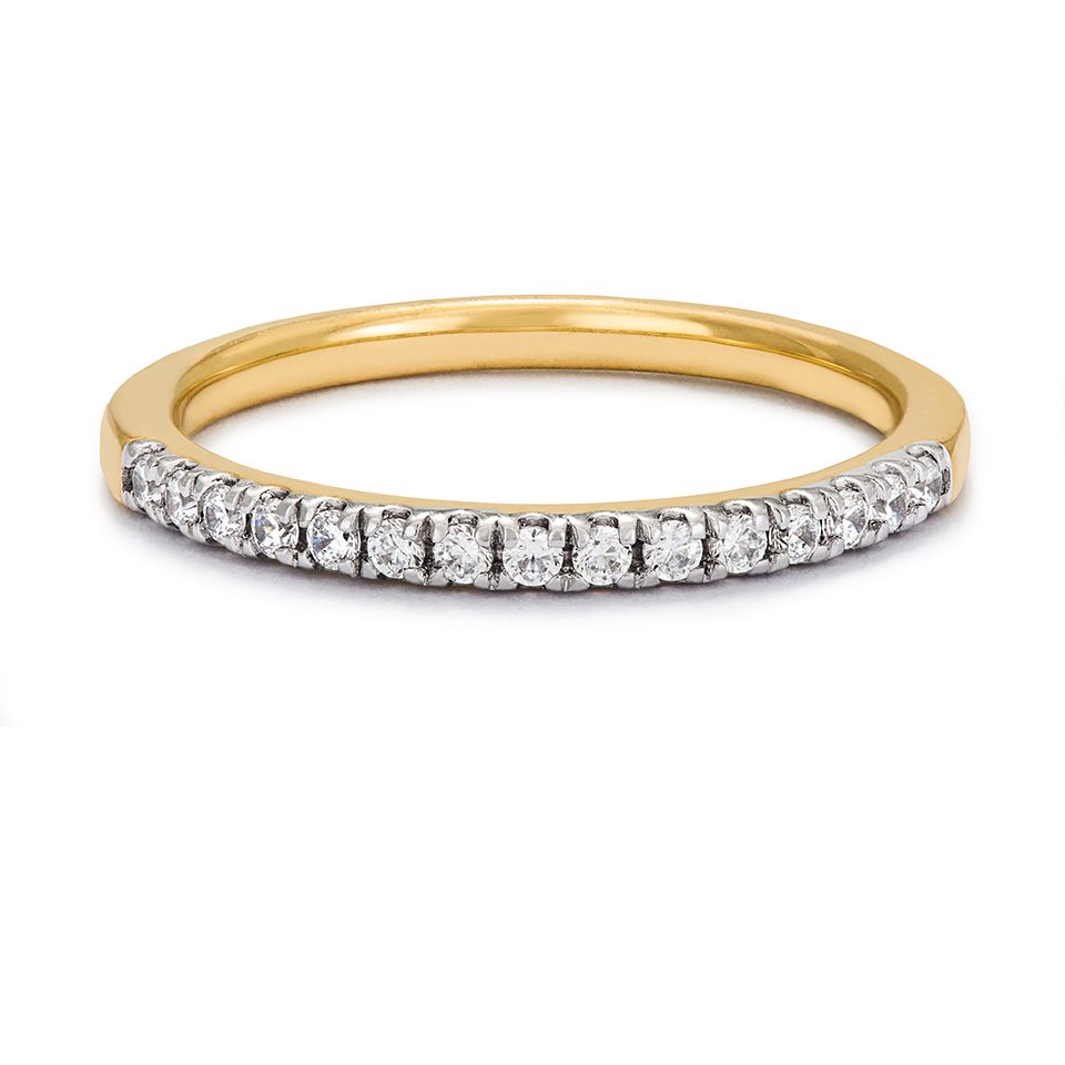 Ring med labbodlade diamanter Capella, 17.5