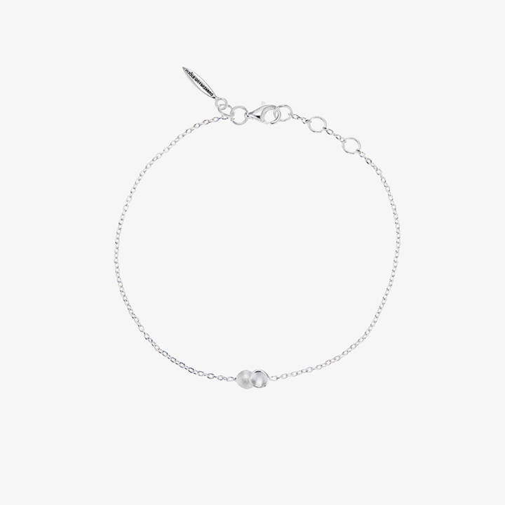 Rocky Shore drop armband silver