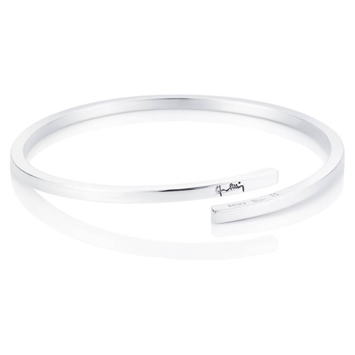 Twist Around Cuff Armband Silver