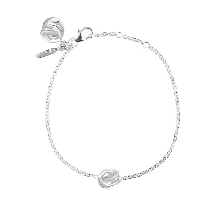 Unity drop armband silver