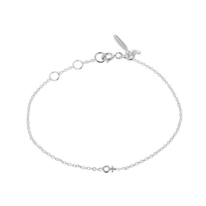 Women Unite drop armband silver